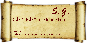 Sárközy Georgina névjegykártya